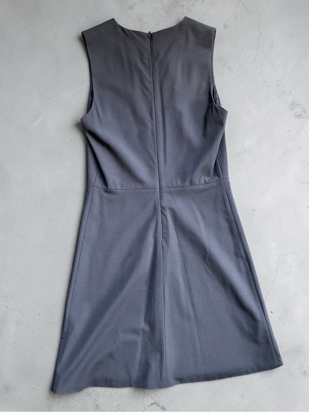 Theory Navy Sleeveless Shift Dress — “Miyani” Style, Sz 2 - Picture 3 of 5